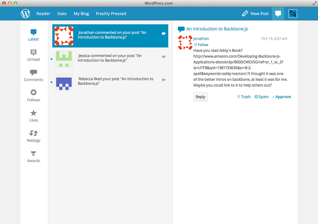WordPress.com Notifications