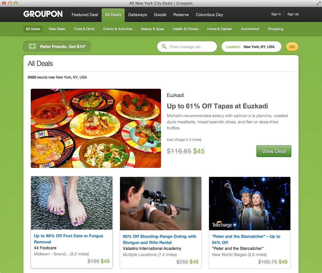 Groupon Now!
